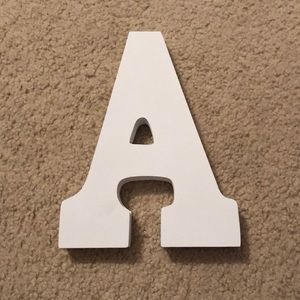 Wooden A letter